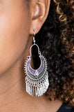 Paparazzi Earring - Walk On The Wildside - Purple