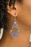 Paparazzi Earring - Garden State Glow - Purple