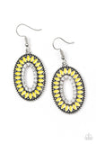 Paparazzi Earring- Fishing For Fabulous - Yellow