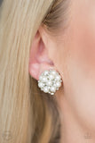 Paparazzi Earring - Par Pearl - White Clip-On