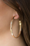 Paparazzi Earring - Hey, HAUTE Stuff - Gold