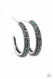 Paparazzi Earring - Twinkling Tinseltown - Green
