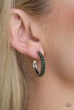 Paparazzi Earring - Twinkling Tinseltown - Green