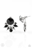 Paparazzi Earring - Radically Royal - Black Post