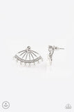 Paparazzi Earring - Drama Queen Dimension - White