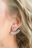 Paparazzi Earring - Drama Queen Dimension - White