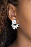 Paparazzi Earring - Radically Royal - White