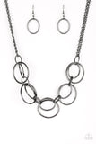 Paparazzi Necklace - Urban Orbit - Black
