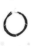 Paparazzi Necklace - Put On Your Party Dress - Black