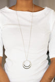 Paparazzi Necklace - Front and EPICENTER - Black