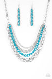 Paparazzi Necklace - Color Bomb - Blue