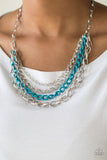 Paparazzi Necklace - Color Bomb - Blue