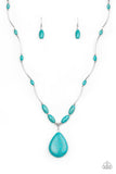 Paparazzi Necklace - Explore The Elements - Blue
