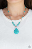Paparazzi Necklace - Explore The Elements - Blue