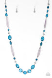 Paparazzi Necklace - Quite Quintessence - Blue