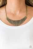 Paparazzi Necklace - Terra Trailbreaker - Brass