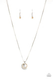 Paparazzi Necklace - Front and CENTERED - Brown