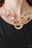 Paparazzi Necklace - Modern Mechanics - Gold