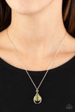 Paparazzi Necklace - Just Drop It! - Green