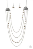Paparazzi Necklace - Pharaoh Finesse - Green