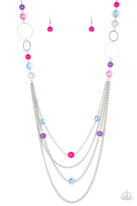 Paparazzi Necklace - Bubbly Bright - Multi