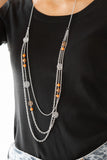 Paparazzi Necklace - Pretty Pop-tastic! - Orange
