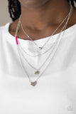 Paparazzi Necklace - Gypsy Heart - Pink