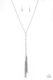 Paparazzi Necklace - Timeless Tassels - Pink