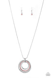 Paparazzi Necklace - Gather Around Gorgeous - Pink