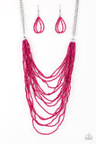 Paparazzi Necklace - Bora Bombora - Pink