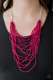 Paparazzi Necklace - Bora Bombora - Pink