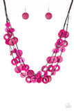 Paparazzi Necklace - Wonderfully Walla Walla - Pink