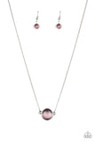 Paparazzi Necklace - Rose-Colored Glasses - Purple