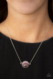Paparazzi Necklace - Rose-Colored Glasses - Purple