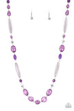 Paparazzi Necklace - Quite Quintessence - Purple