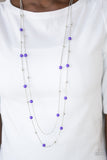 Paparazzi Necklace - Beach Party Pageant - Purple