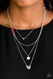 Paparazzi Necklace - Gypsy Heart - Red