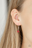 Paparazzi Necklace - Sparkling Stargazer - Red