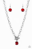 Paparazzi Necklace - Dynamite Dazzle - Red