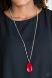 Paparazzi Necklace - So Pop-YOU-lar - Red