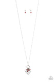 Paparazzi Necklace - Romeo Romance - Red