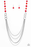 Paparazzi Necklace - Vividly Vivid - Red