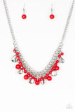 Paparazzi Necklace - Summer Showdown - Red