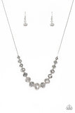 Paparazzi Necklace - Crystal Carriages - Silver