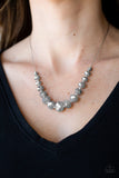 Paparazzi Necklace - Crystal Carriages - Silver