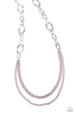 Paparazzi Necklace - Street Beat - Silver