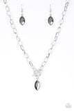 Paparazzi Necklace - Club Sparkle - Silver