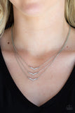 Paparazzi Necklace - Pretty Petite - White