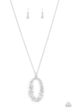 Paparazzi Necklace - Spotlight Social - White