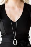 Paparazzi Necklace - Spotlight Social - White